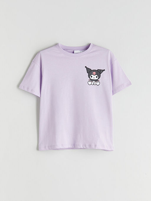 K?sa Kollu Hello Kitty Bask?l? K?z ?ocuk Pijama ?st