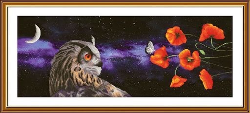 Набор для вышивания Нова Слобода СР 1501 Сон бабочки 78 х 28.5 см