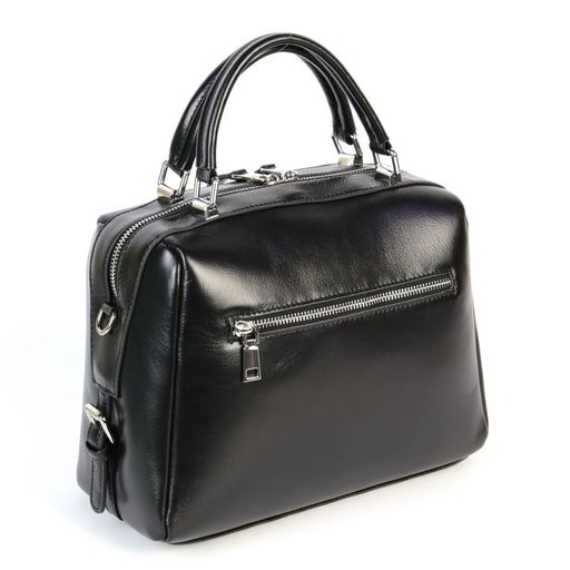 Женская кожаная сумка 1434-С Блек - Cidirro фото 3