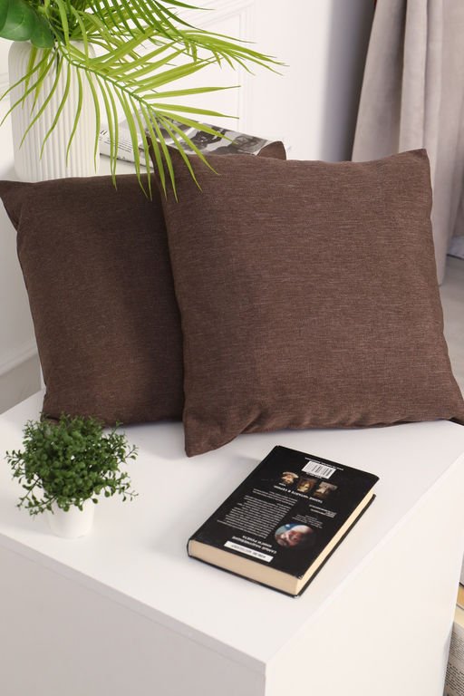 Подушки декоративные с чехлом из рогожки 2 шт. Арт. Рогожка/2шт