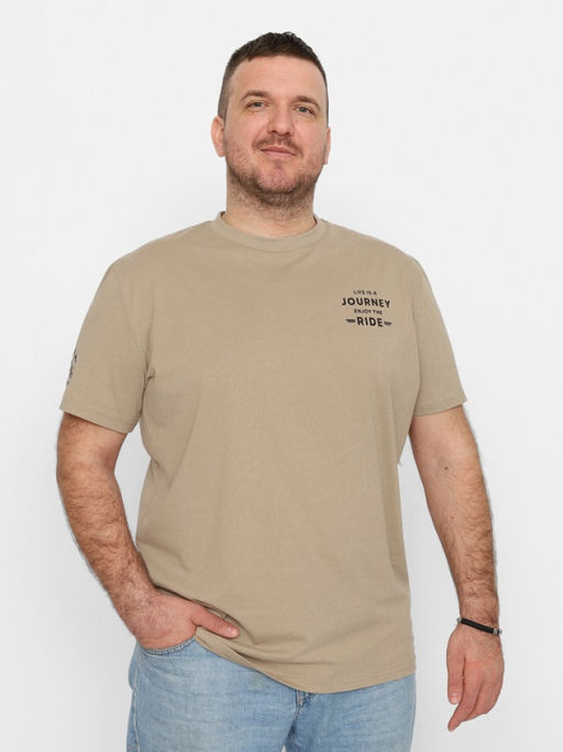 CRB wear/FSLM 60242-31 Футболка мужская,бежевый/Ex.Cherubino