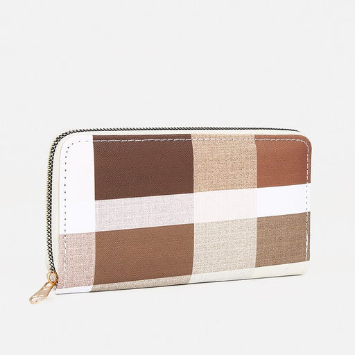 Кошелёк на молнии, бежевый