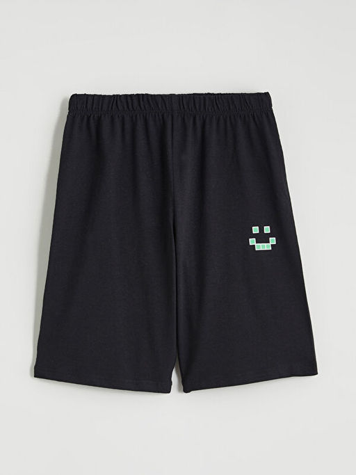 Beli Lastikli Erkek ?ocuk Pijama ?ort 2li