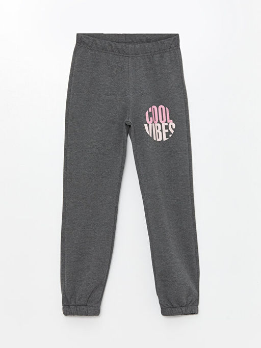 Beli Lastikli Bask?l? K?z ?ocuk Jogger E?ofman Alt?