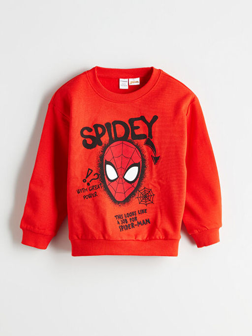 Spider-Man Bask?l? Erkek ?ocuk Sweatshirt