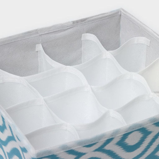 Органайзер для хранения белья Доляна Лагуна, 16 ячеек, 272510 см, бирюзовый  фото 4