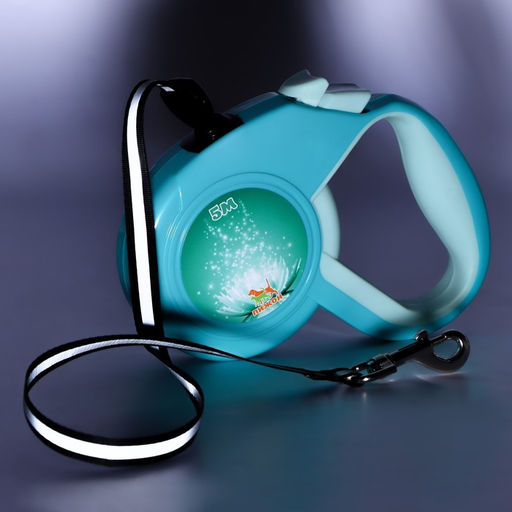 Рулетка Пижон с прорезиненной ручкой, 5 м, до 25 кг, трос, бирюзово-зелёная  фото 6