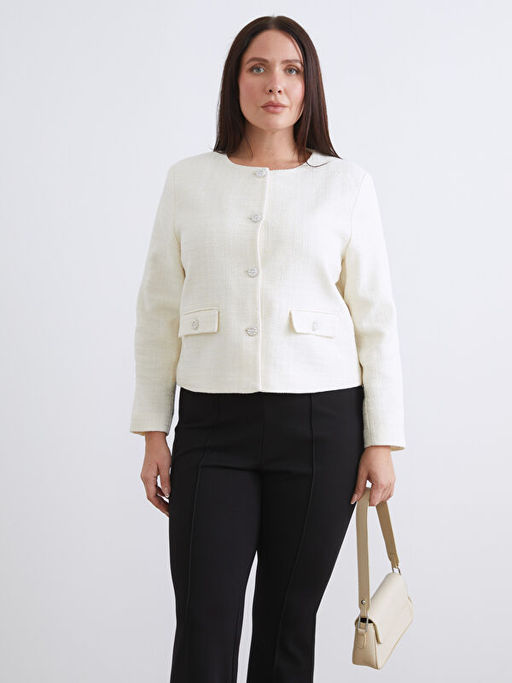 Bisiklet Yaka Kad?n Ceket