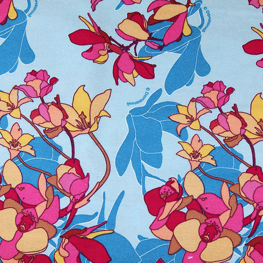 "Аромат магнолии-2" Скатерть 180х145см, длина стола до 140см, на 6 персон, хлопок "Премиум" 186г/м2, "Домашняя мода" (Россия)