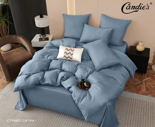 КПБ Candies Страйп сатин (узкая полоска) CANSSY011 2 спальный