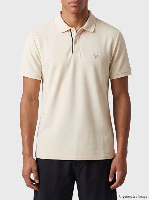 Polo Yaka Nak??l? Erkek Spor Ti??rt