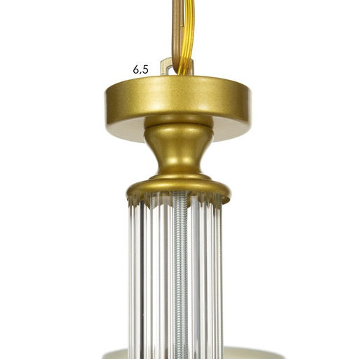 Люстра 1091/5GD 40Вт Е27 золото 60х60х38-78 см BayerLux