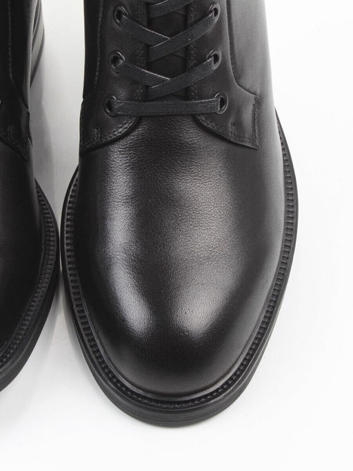 04-M3-1492 BLACK Ботинки зимние женские (натуральная кожа, натуральный мех)