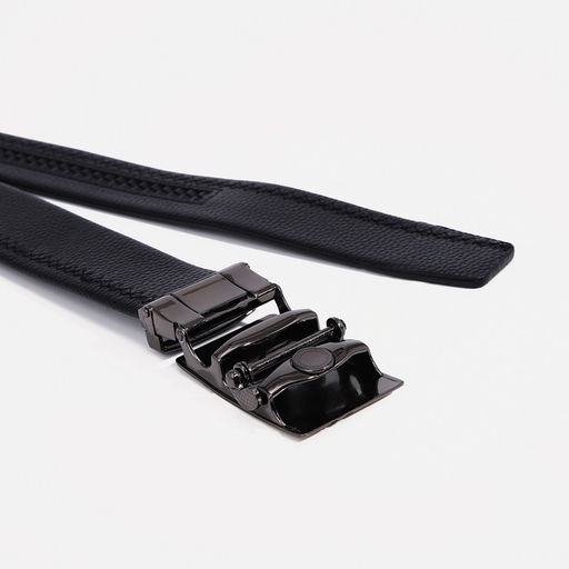 Ремень мужской, ширина 3,5 см, автомат, цвет чёрный - Simaland фото 3