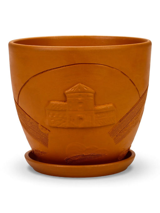 Набор горшков цветочный поддоном 4 шт 0,6 / 1,4 / 2,5 / 5 л керамика терр-т Галандия