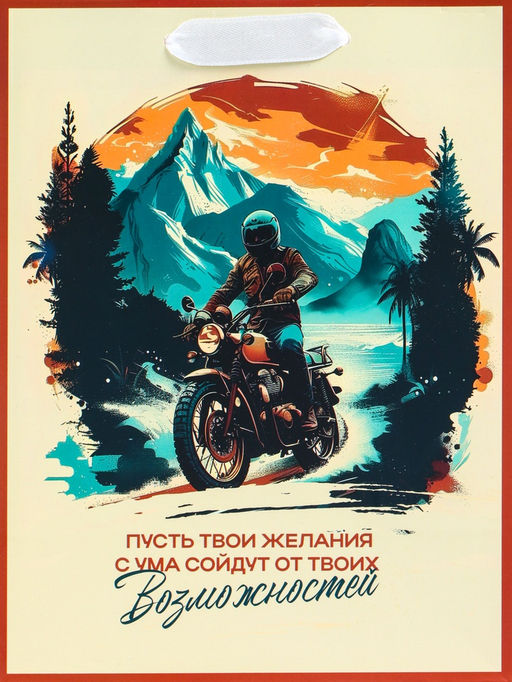 Пакет подарочный вертикальный Возможность, MS 18?23?10 см