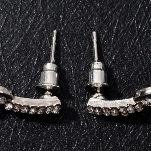 Серьги с жемчугом Шарики и сцепление колец, цвет белый в серебре - Queen fair фото 3