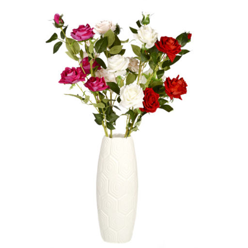 Цветок искусственный Роза 90 см 5 бутонов / NT47-6 /уп 50/400/ - Галеонтрейд фото 20