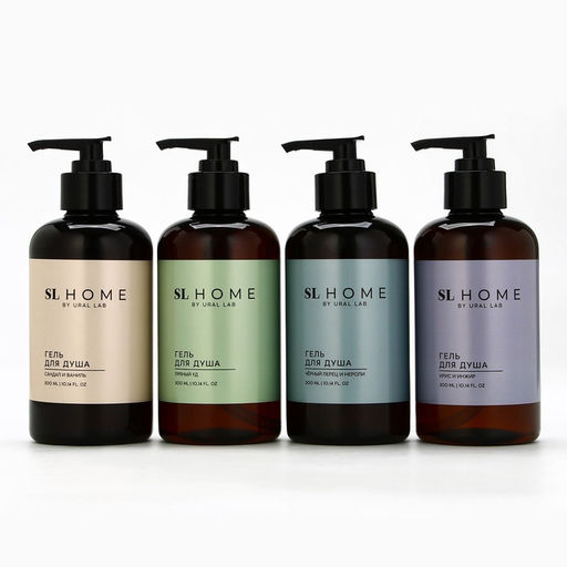 Гель для душа URAL LAB, 300 мл, аромат ириса и инжира