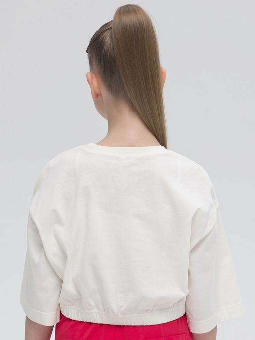 PELICAN, джемпер для девочек, Молочный