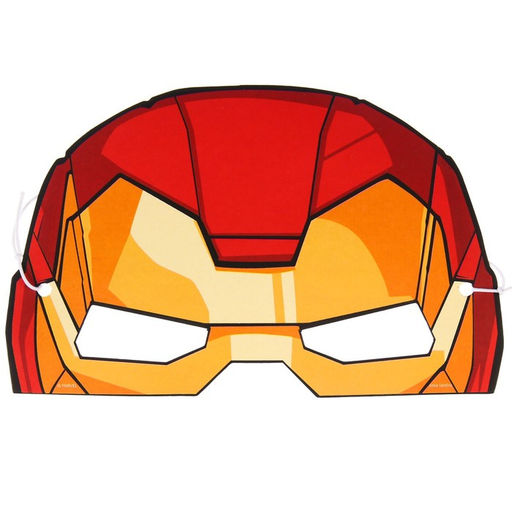 Маска карнавальная и бабочка «Железный человек», Мстители