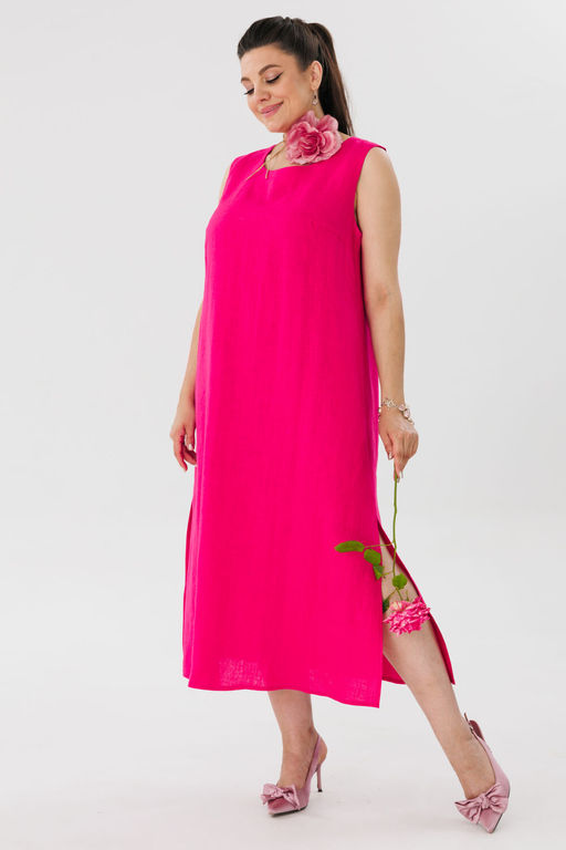 Сарафан ANELLI 1472 малиновый щербет фото 4