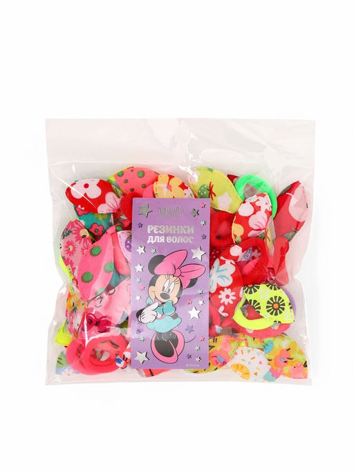 Резинка для волос 30 шт., набор, бантик, Минни Маус
