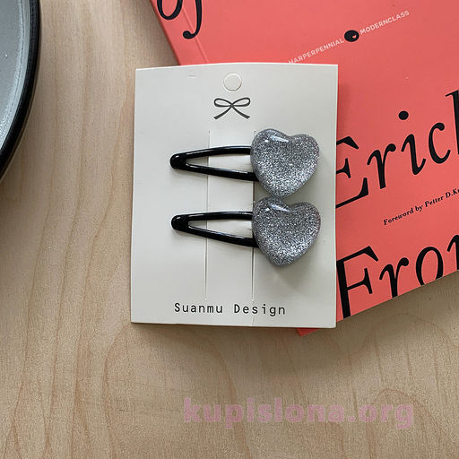 Набор заколок для волос Silver shimmer