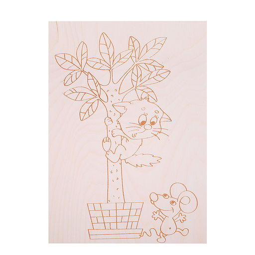 Доски для выжигания 10шт "Новичок"