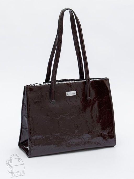 Сумка женская кожаная 9620SP coffee Velina Fabbiano-Safena