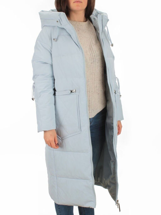 H303 BLUE Пальто зимнее женское (200 гр. холлофайбер) - Fashion фото 8