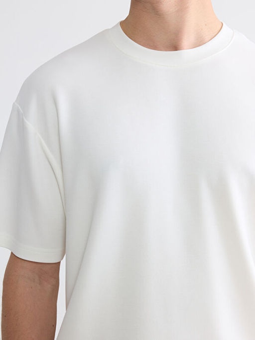 Bisiklet Yaka Relaxed Fit Erkek Ti??rt
