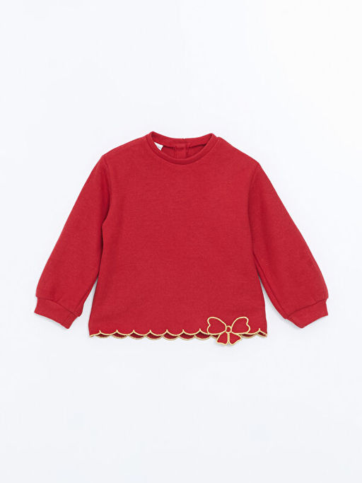 Y?lba?? Temal? K?z ?ocuk Sweatshirt ve Tayt Pantolon 2li Tak?m