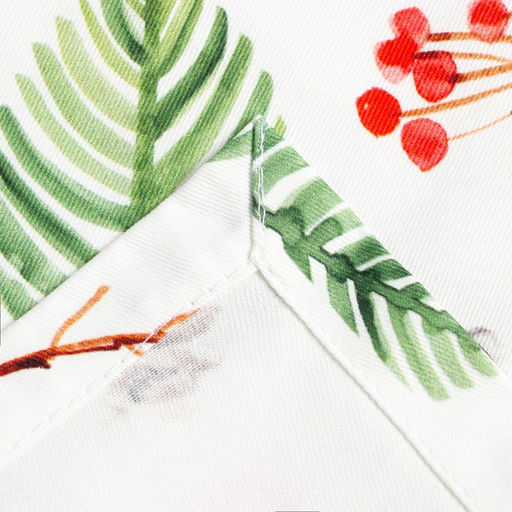 Набор новогодних салфеток С Новым Годом с декоративными кольцами, 40х40 см - 4 шт, хлопок, саржа - Этель фото 6