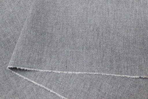 Вареный (стираный) хлопок цв.Серый меланж, ш.2.5м, хлопок-100%, 125гр/м.кв - Купава фото 3