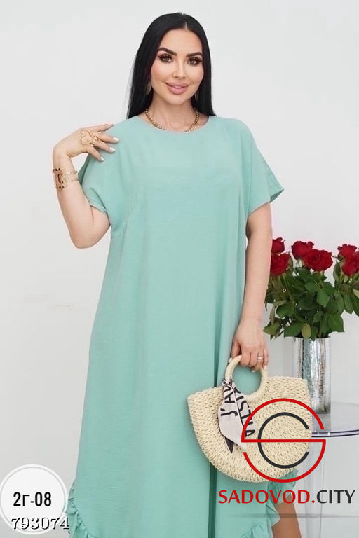 Крутое платье макси свободного кроя - Bruno фото 2