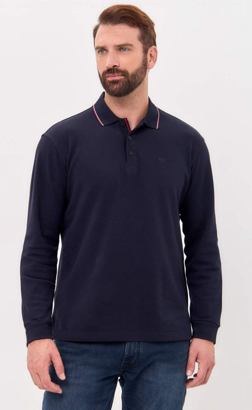 Поло д/р F421-07-702 d.blue - Fine joyce фото 5