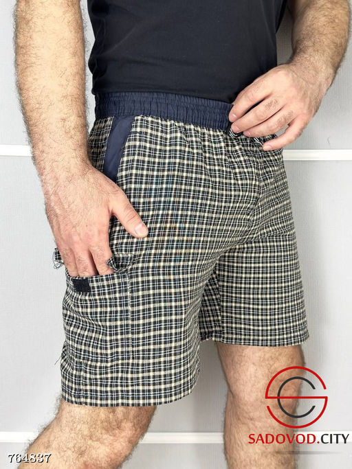 Мужские шорты в клетку - Zum ming фото 6