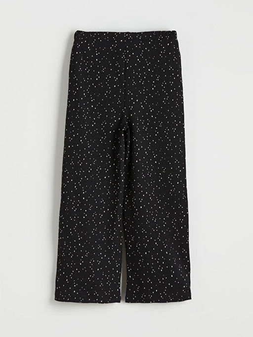 Beli Lastikli Desenli K?z ?ocuk Pantolon