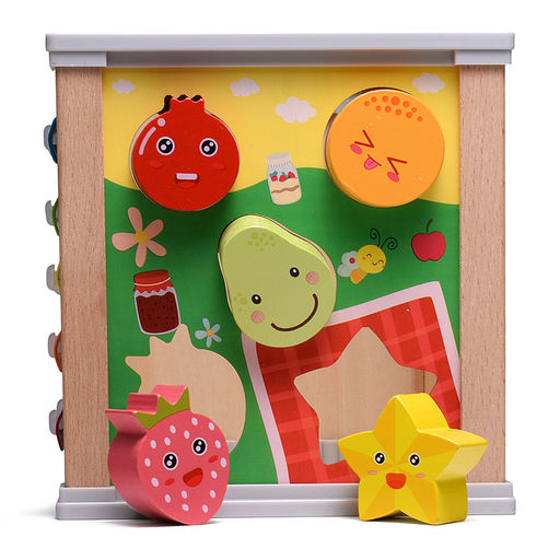 Бизиборд-Куб развивающий "Любимая ферма"