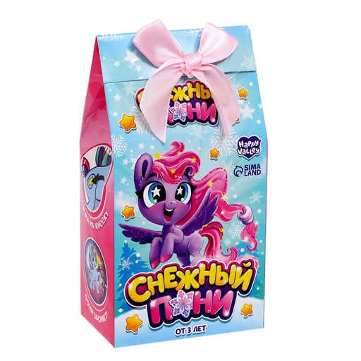 Игрушка-сюрприз Happy Valley «Снежный пони» со светом и наклейками, МИКС