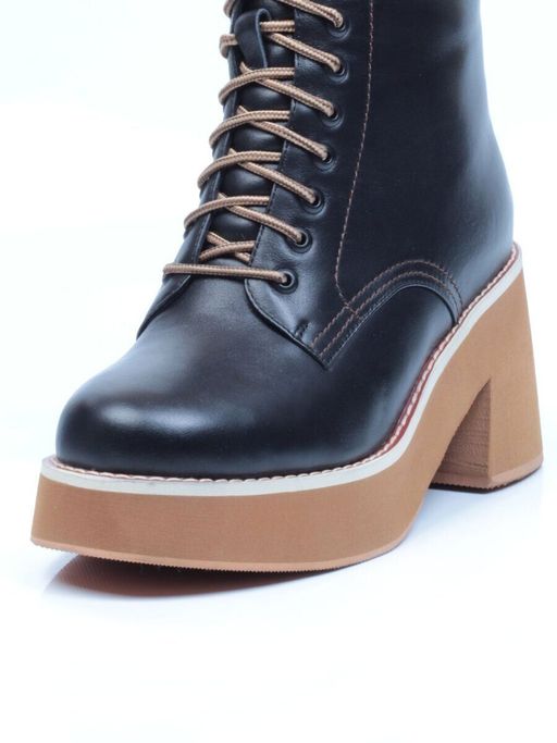 04-DMD-M7079 BLACK Ботинки зимние женские (натуральная кожа, натуральный мех) - No name фото 28