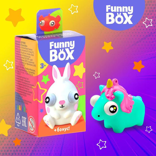 Игровой набор Funny Box Зверюшки: карточка, фигурка, лист наклеек - Woow toys фото 3