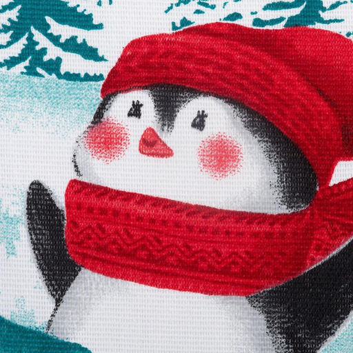 Набор кухонных полотенец Доляна Снежного настроения 35х60см-2шт, 100% хл  фото 7