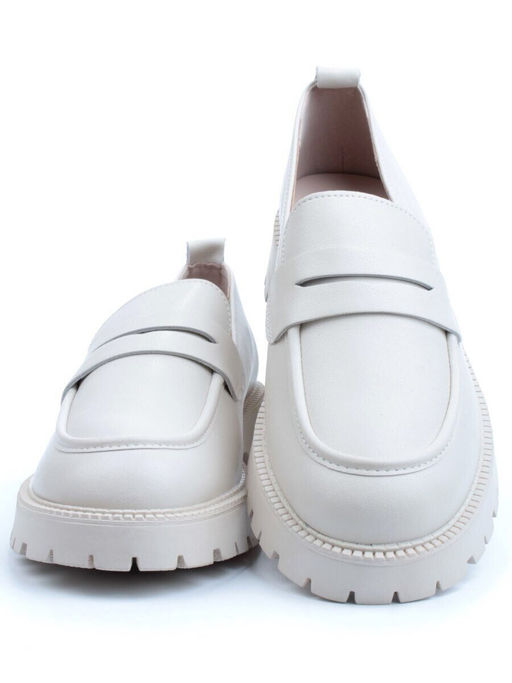 03-XR183/2 BEIGE Лоферы женские (натуральная и искусственная кожа)