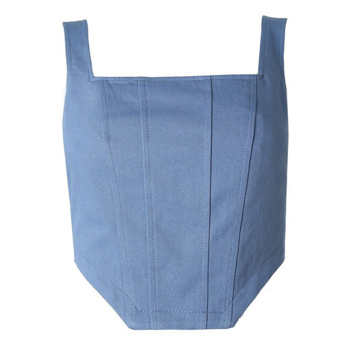 Корсет женский джинсовый MIST: Denim, размер 46, синий