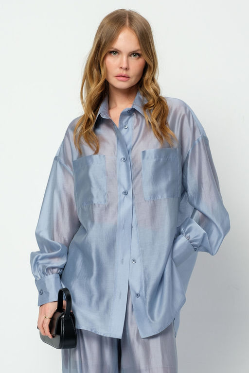 Рубашка Pirs 5763 голубой