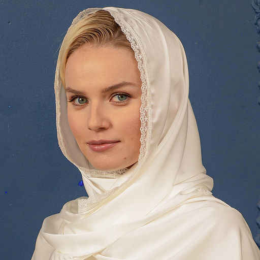 Шелковый палантин 180 х 50 см Шёлковый вечер