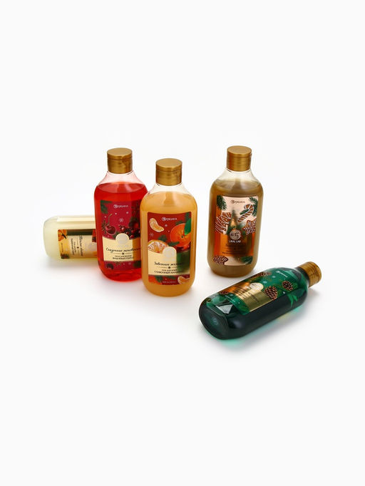 Пена для ванны URAL LAB Сказочные мгновенья, 300 мл, аромат вишнёвого пирога, Новый Год