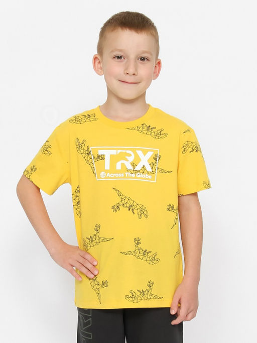 CRB wear/CWKB 63704-30-387 Футболка для мальчика,желтый/Ex.Cherubino